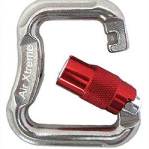 A4909-3T: Mini karabiner for 25 mm webbing - triple safety lock