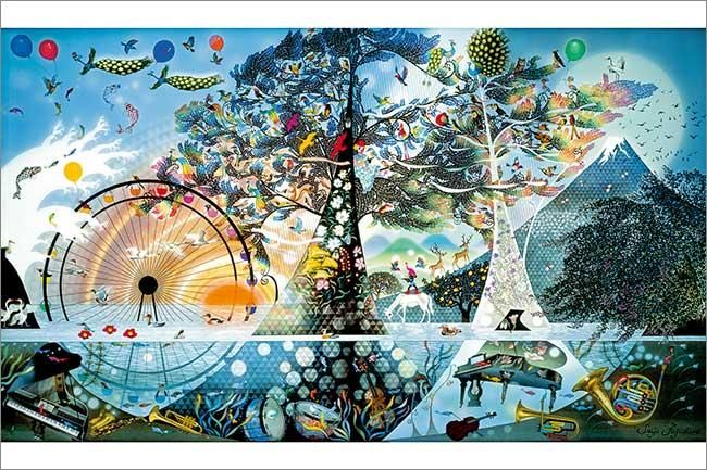 アート・イラスト | 藤城 清治 | 光るジグソーパズルのアップルワン