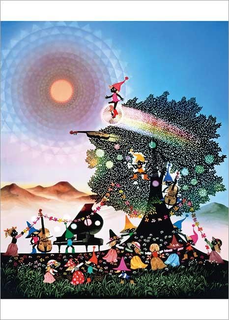 アート・イラスト | 藤城 清治 | 光るジグソーパズルのアップルワン