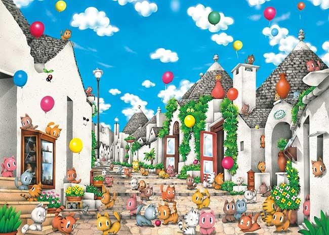 アート・イラスト | 芳岡 ひでき | 光るジグソーパズルのアップルワン