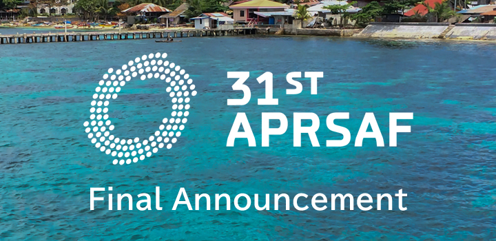 APRSAF-31 | 年次会合 | アジア・太平洋地域宇宙機関会議（Asia