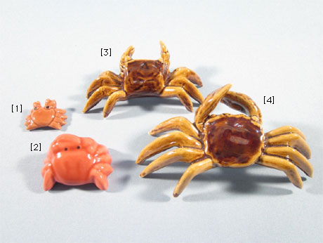 アクア Webショップ【有田焼 かに・沢がに(置物)】：有田焼の磁器製品