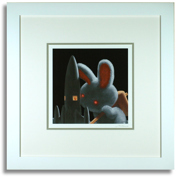 中村豪志「神名備」 自筆サイン、エディションナンバー入り限定版画