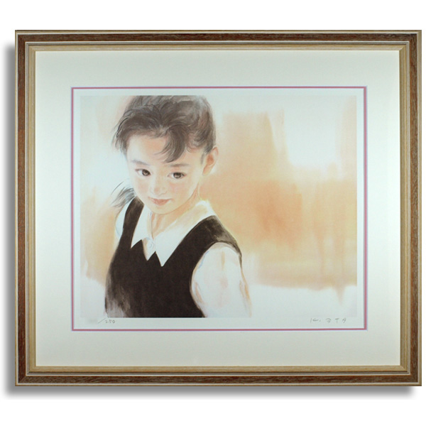 おおた慶文「風のシルエット」 自筆サイン、エディションナンバー入り