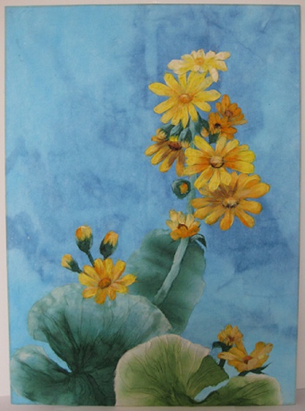 つわぶき」 by 麻美｜Artmeter｜暮らしを彩るアートが、きっと見つかる