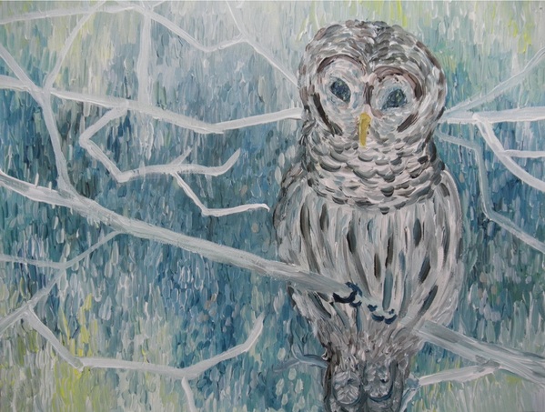 ミミズク」 by おまめ｜Artmeter｜暮らしを彩るアートが、きっと見つかる