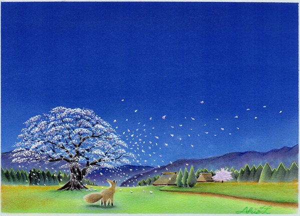 4月の風景」 by アキオ｜Artmeter｜暮らしを彩るアートが、きっと見つかる