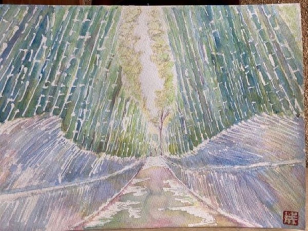 京都嵐山 竹林の小径」 by つきのくら｜Artmeter｜暮らしを彩るアート