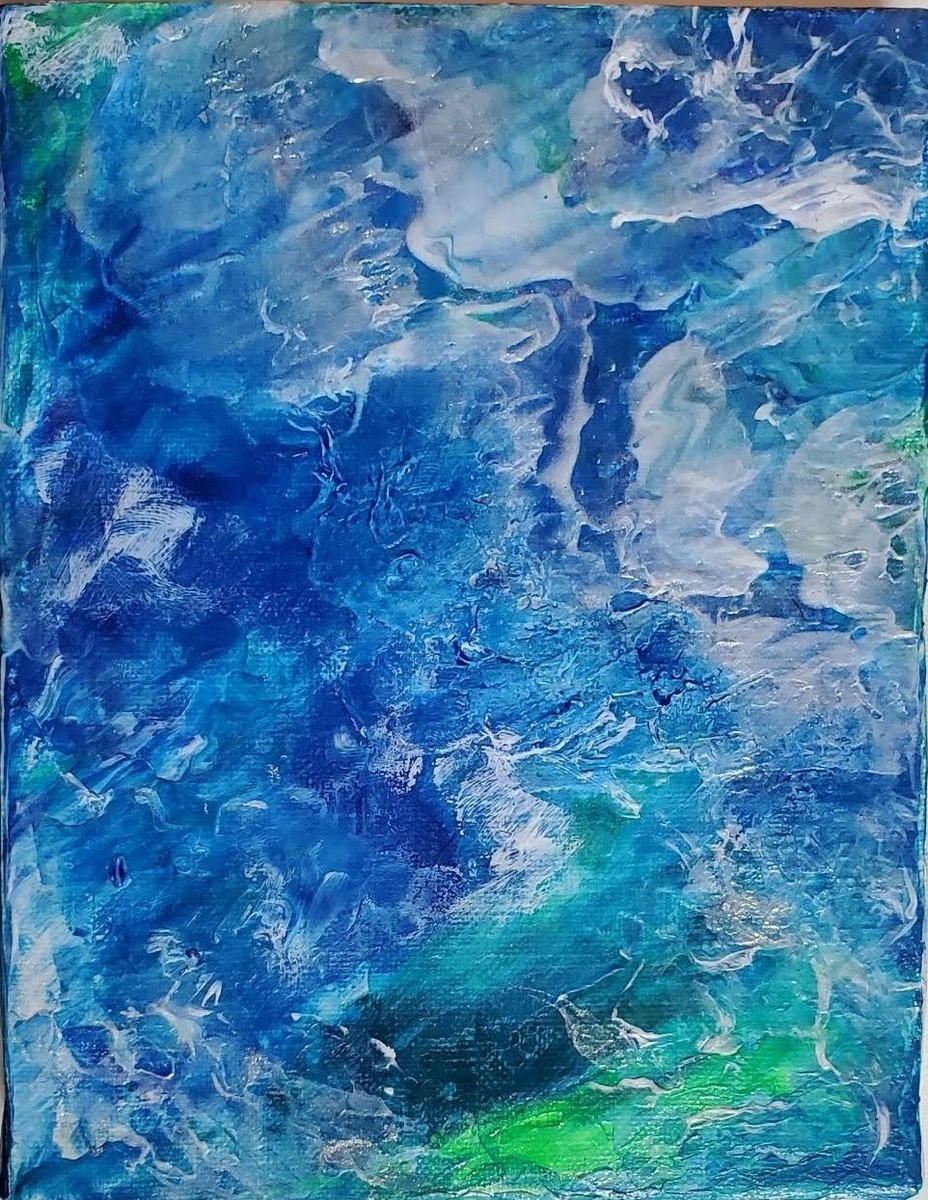 湖畔の秋」 by misa.c｜Artmeter｜暮らしを彩るアートが、きっと見つかる