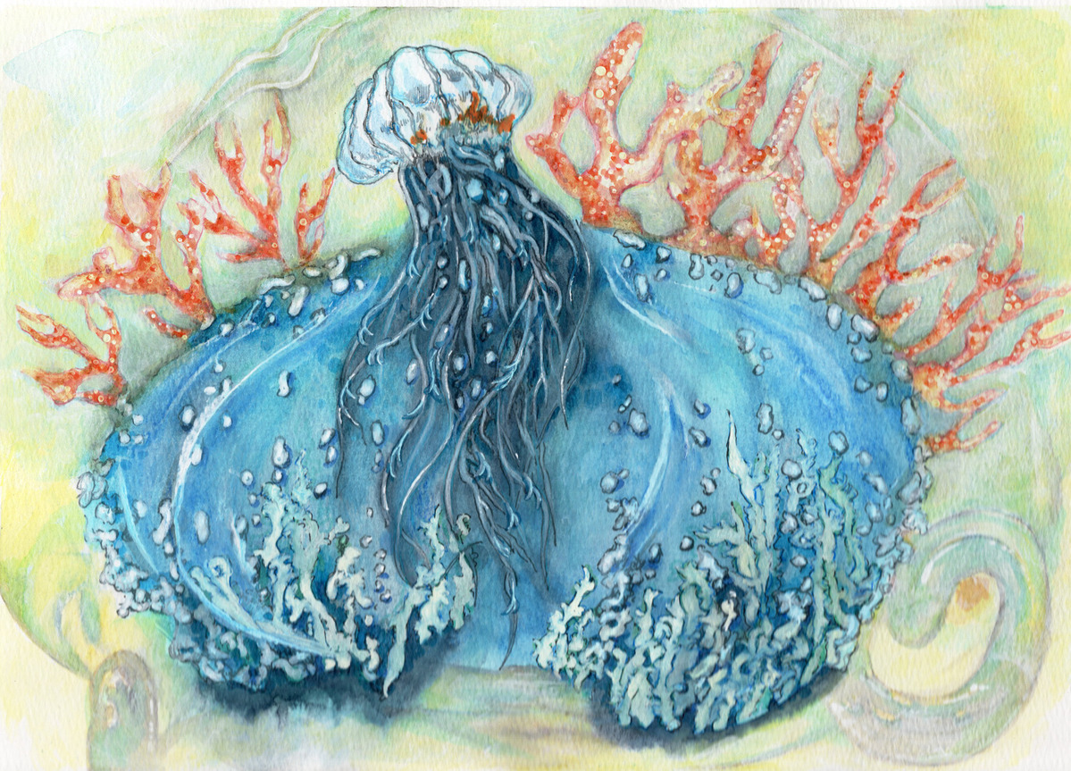 クラゲの水槽」 by Kaji Yoco｜Artmeter｜暮らしを彩るアートが