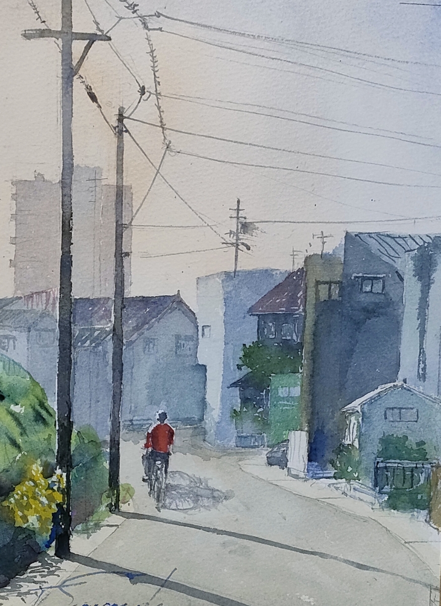 早朝の街並み」 by 俊明｜Artmeter｜暮らしを彩るアートが、きっと見つかる