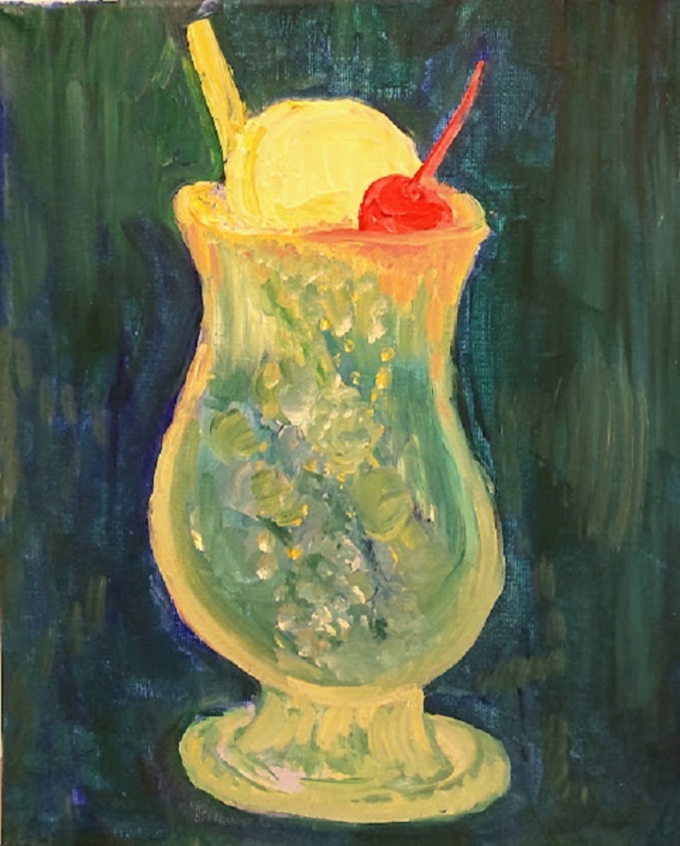 クリームソーダ」 by Hiroko*゜｜Artmeter｜暮らしを彩るアートが
