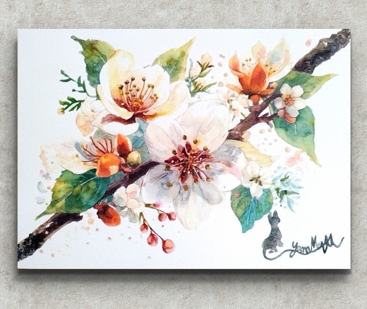 爛漫の海と一枝の宇宙」 by 山繭｜Artmeter｜暮らしを彩るアートが