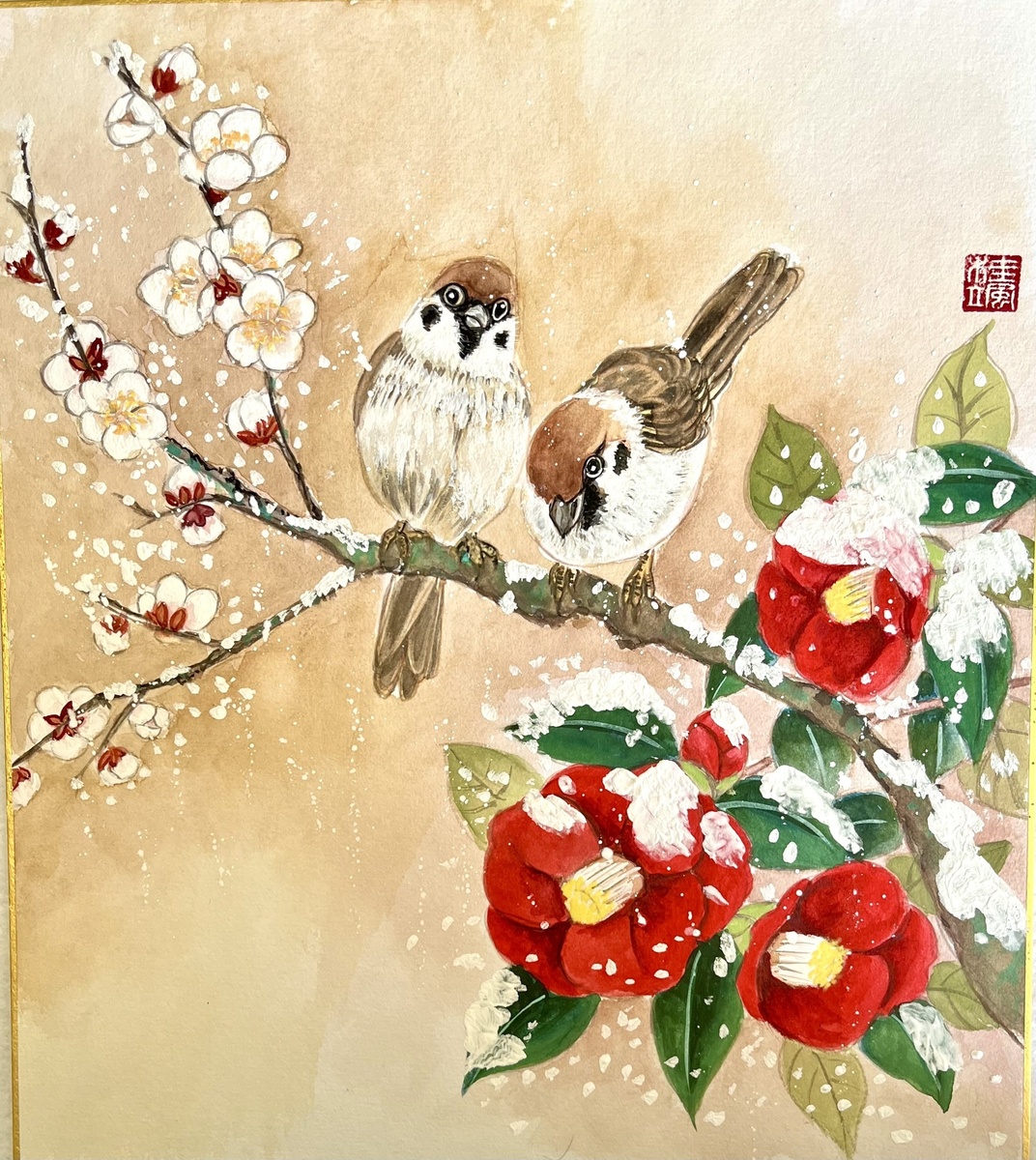 夕焼けに輝くススキ」 by 桂颯｜Artmeter｜暮らしを彩るアートが