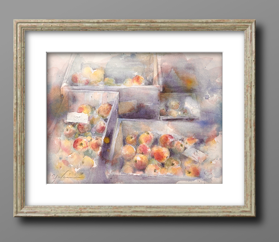 りんごの記憶」 by yukie｜Artmeter｜暮らしを彩るアートが、きっと