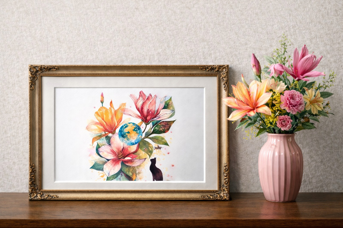 Universal Bloom」 by 山繭｜Artmeter｜暮らしを彩るアートが、きっと