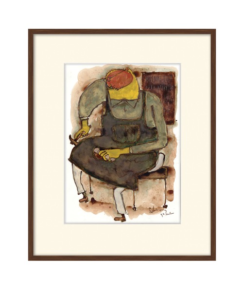 靴職人の男」 by スズキヒロユキ｜Artmeter｜暮らしを彩るアートが