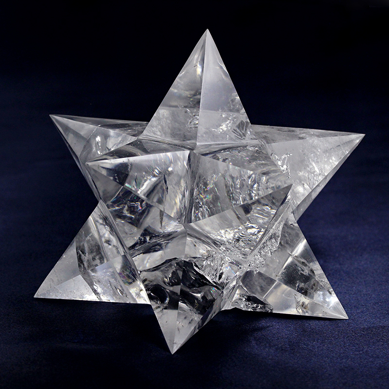 特選品】アステロイド（小惑星）水晶-038水晶クラスター、天然石ビーズ