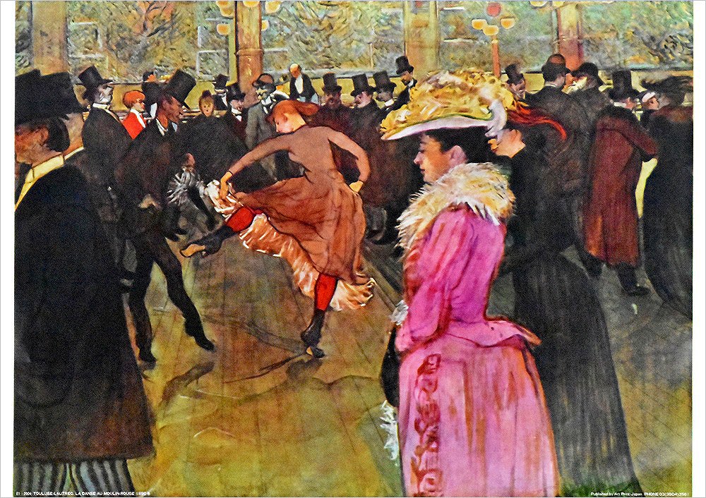 アンリ・ド・トゥールーズ＝ロートレック ポスター ムーラン・ルージュ