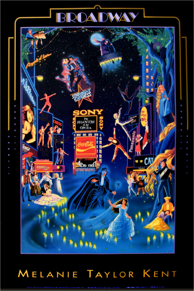 メラニー・タイラー・ケント ポスター ブロードウェイ A3058|アート