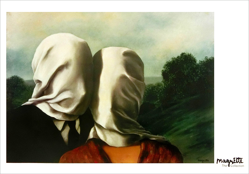 ルネ・マグリット ポスター 恋人たち A5016 |アート＆フレーム|絵と