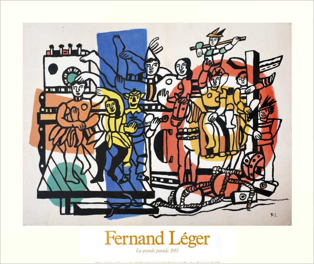 フェルナン・レジェ ポスター LA GRANDE PARADEl(1953) M224|アート