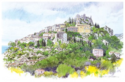 奥津国道(版画）|アート＆フレーム|絵と額縁の専門店