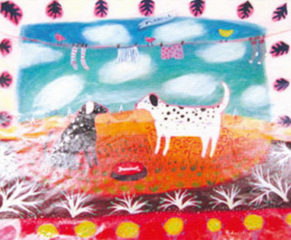 カレン・ホイプティング「chocolate dog」 カレン・ホイプティング