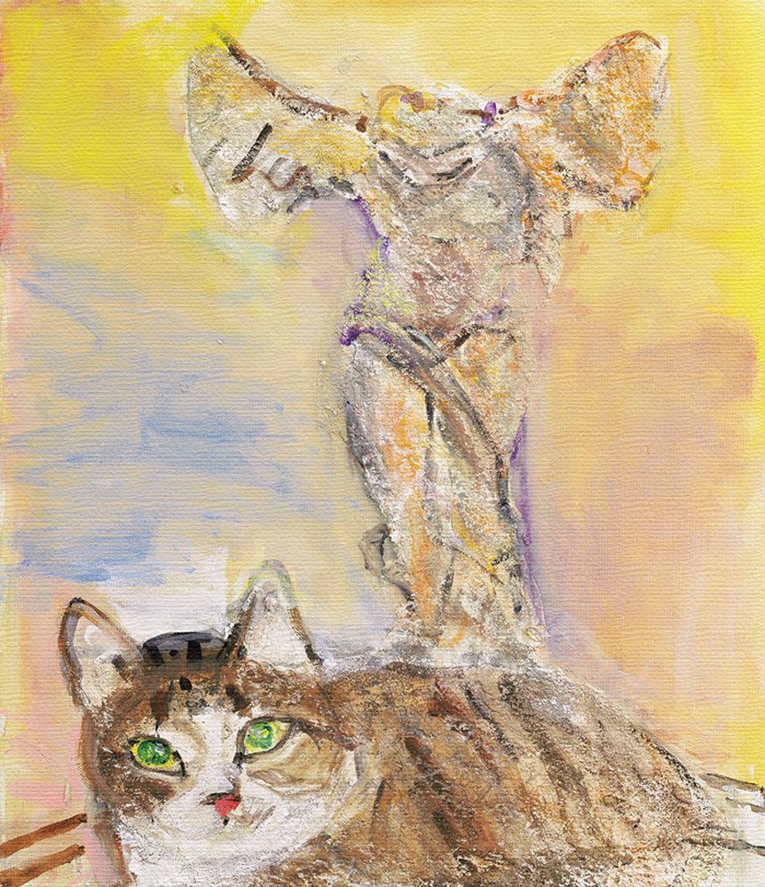 久下貴史 絵画 (版画/キャンバスジクレー) サモトラケのニケとミケ