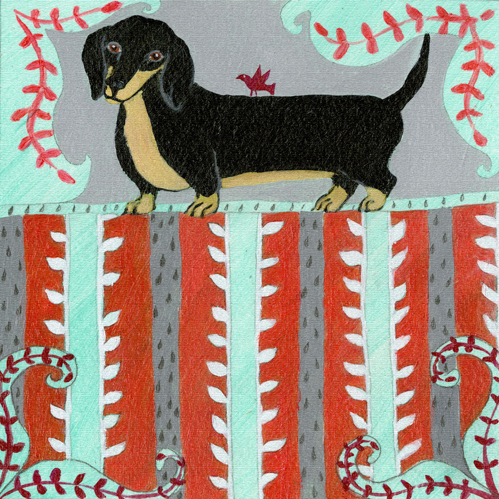 カレン・ホイプティング 絵画 (版画/キャンバスジクレー) うちの子