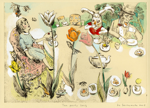 山本容子のワンダーランド ―不思議の国の少女たち― ふくやま美術館