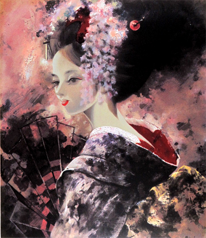 鶴岡義雄「舞妓」卸価格販売