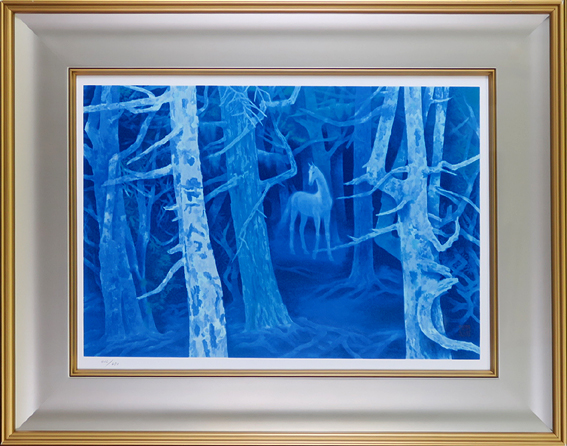 東山魁夷「白馬の森」卸売価格で販売