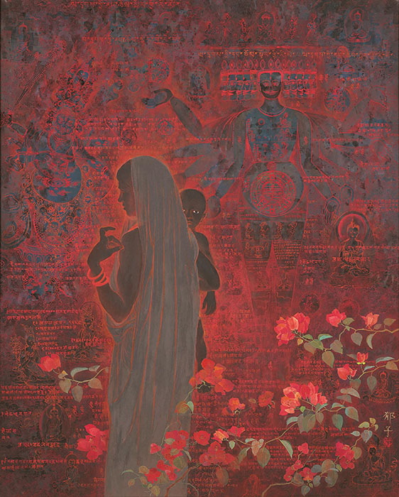 秋野不矩と高畑郁子 － インドとの邂逅 － | 浜松市秋野不矩美術館