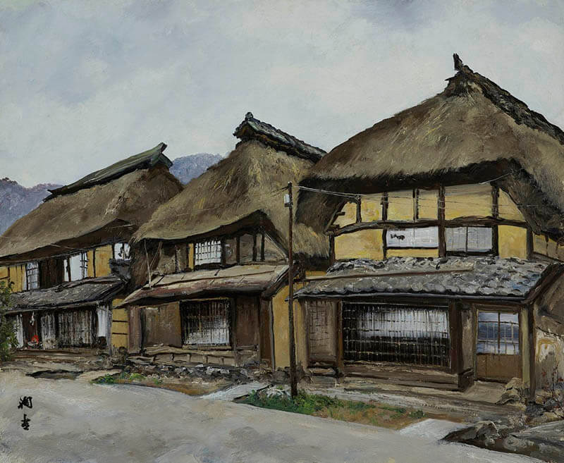 向井潤吉 民家と街道 | 世田谷美術館分館 向井潤吉アトリエ館 | 美術館