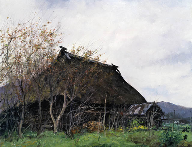 草屋根と絵筆 向井潤吉のエッセイとともに | 世田谷美術館分館 向井