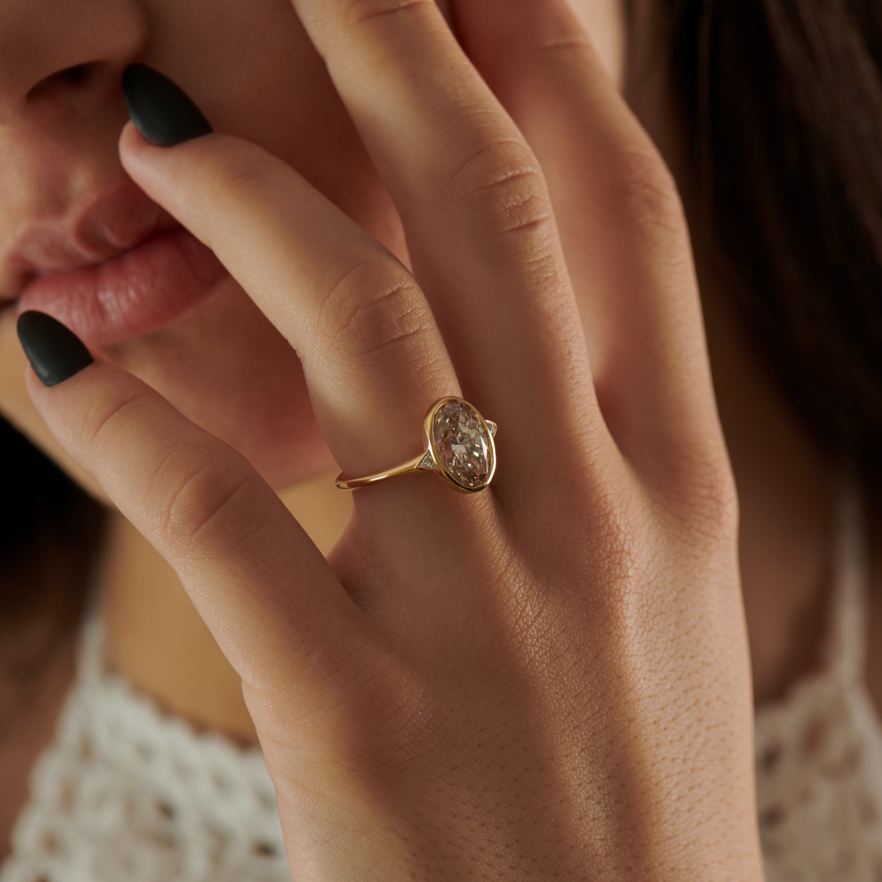 Fizz Champagne Diamond Engagement Ring – ARTEMER