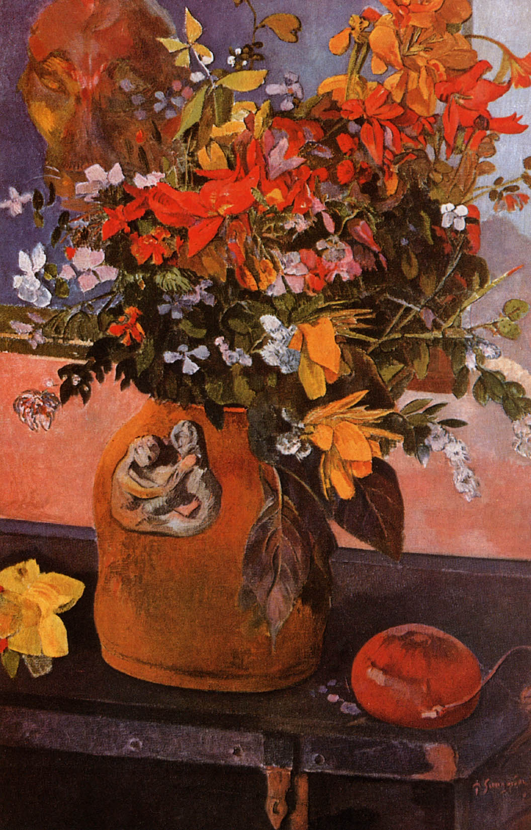 Paul Gauguin was a French painter. Still life with flowers Giclee