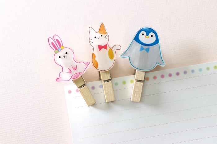 プラ板クリップ ハンドメイドキット|工作キット・ワークショップ