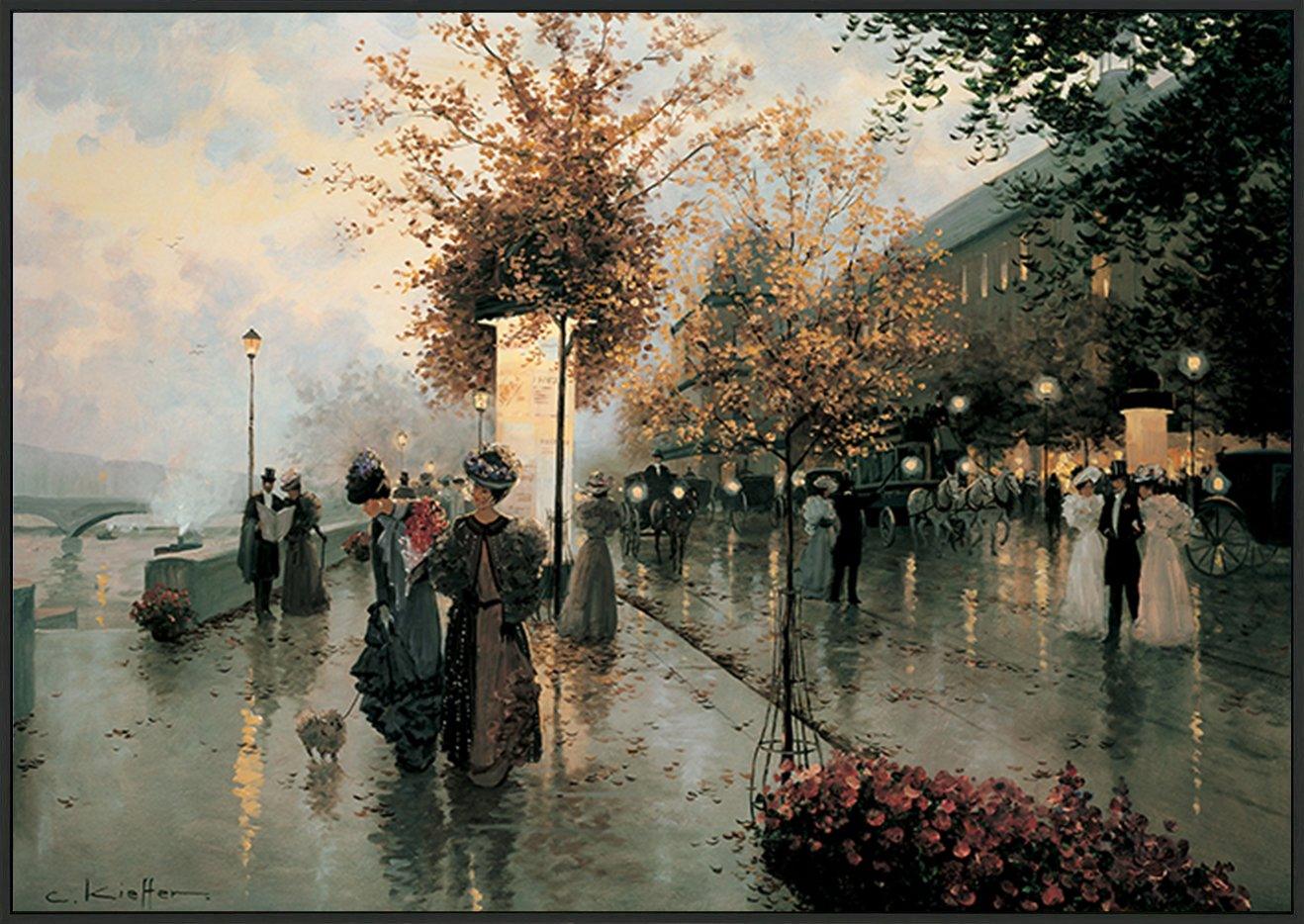 Sur Les Quais by Christa Kieffer 9966gg – ArtFramed