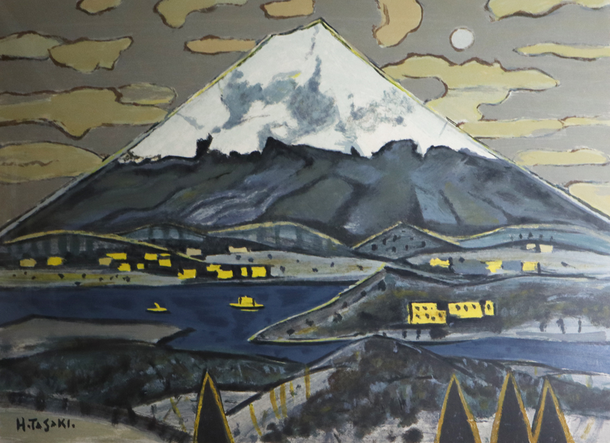 白富士 | 田崎広助 買取・作品 | 洋画、絵画高額査定はアート買取協会