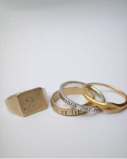 ancient] rectangle onyx ring｜ARTIDA OUD（アルティーダ ウード）