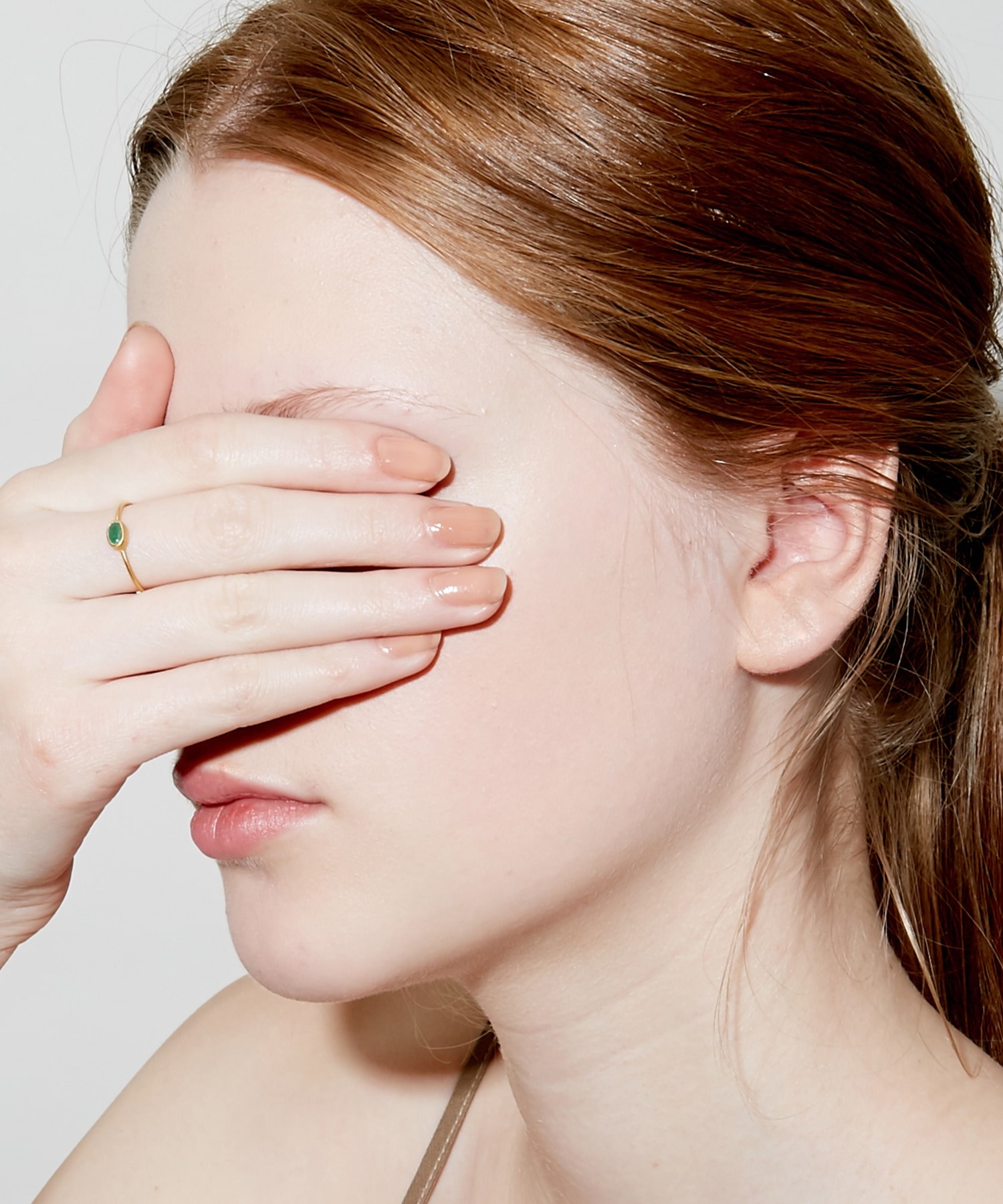 eden] K10 oval emerald ring｜ARTIDA OUD（アルティーダ ウード）