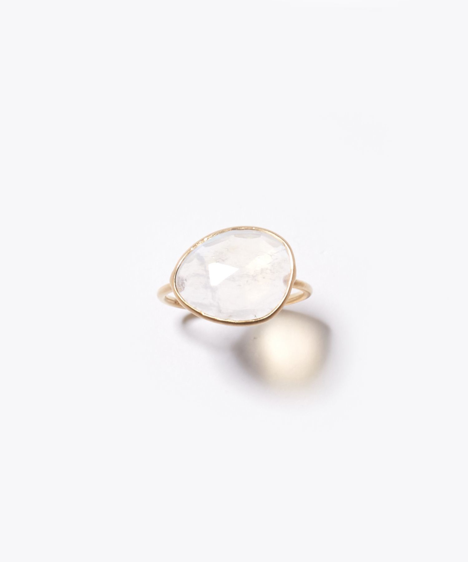 eden] K10 Pebbel rainobw moonstone ring｜ARTIDA OUD（アルティーダ