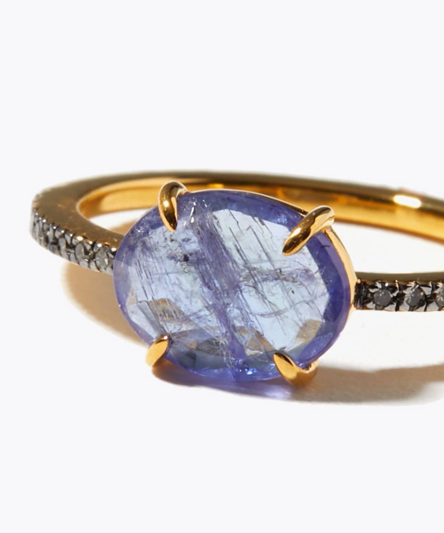 elafonisi] tanzanite pave diamonds eternity ring｜ARTIDA OUD（アル