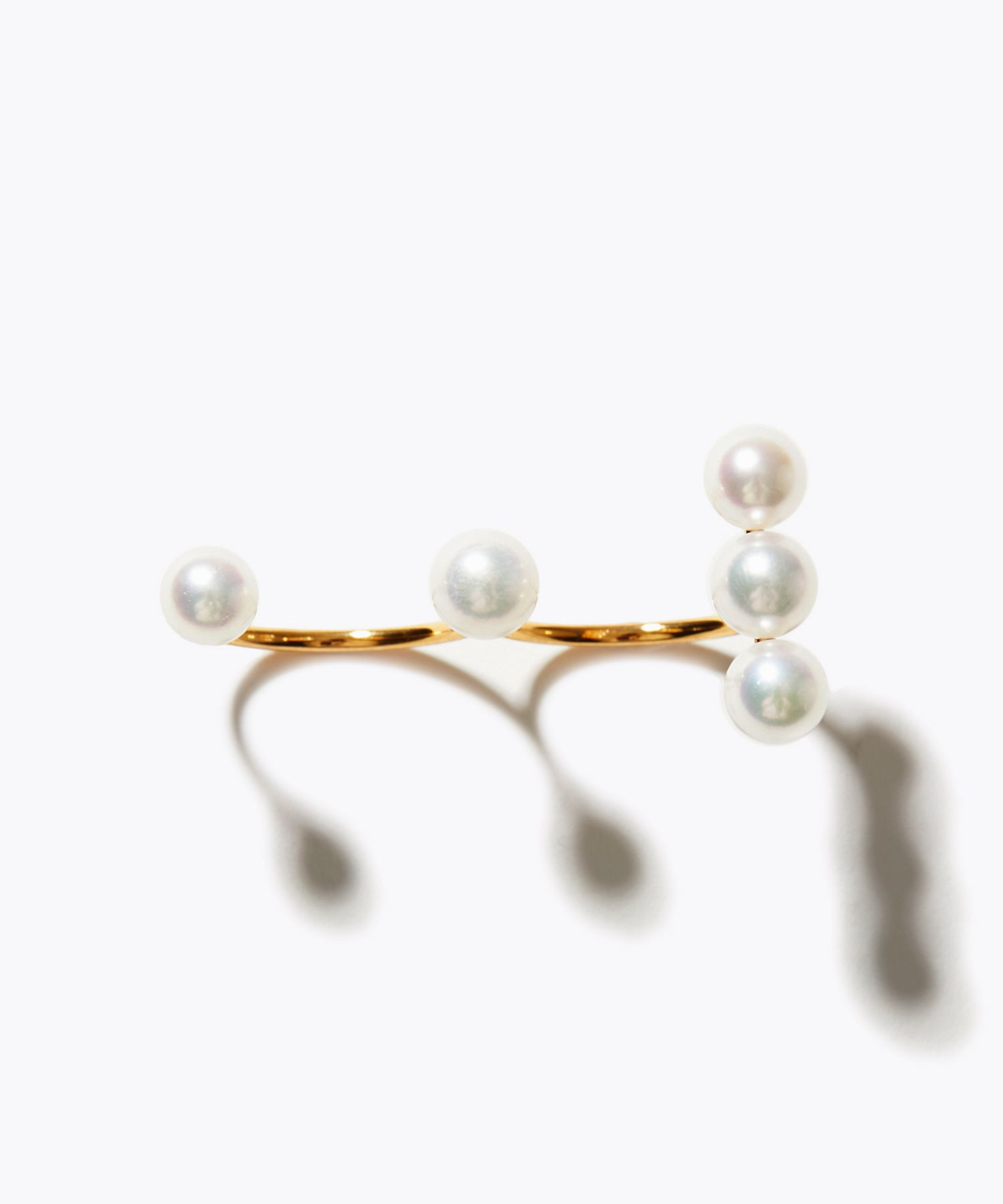 philia] akoya double finger ring｜ARTIDA OUD（アルティーダ ウード）