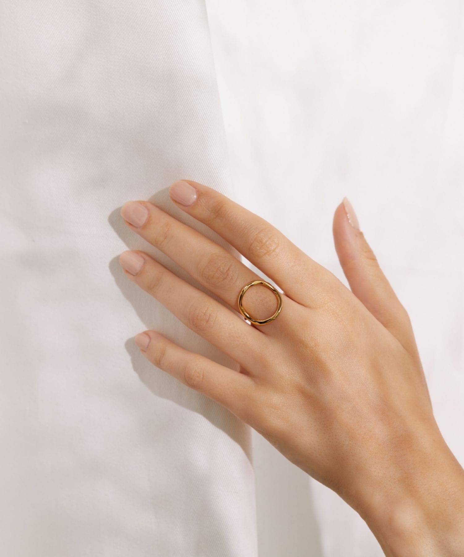 ancient] texture circle ring｜ARTIDA OUD（アルティーダ ウード）