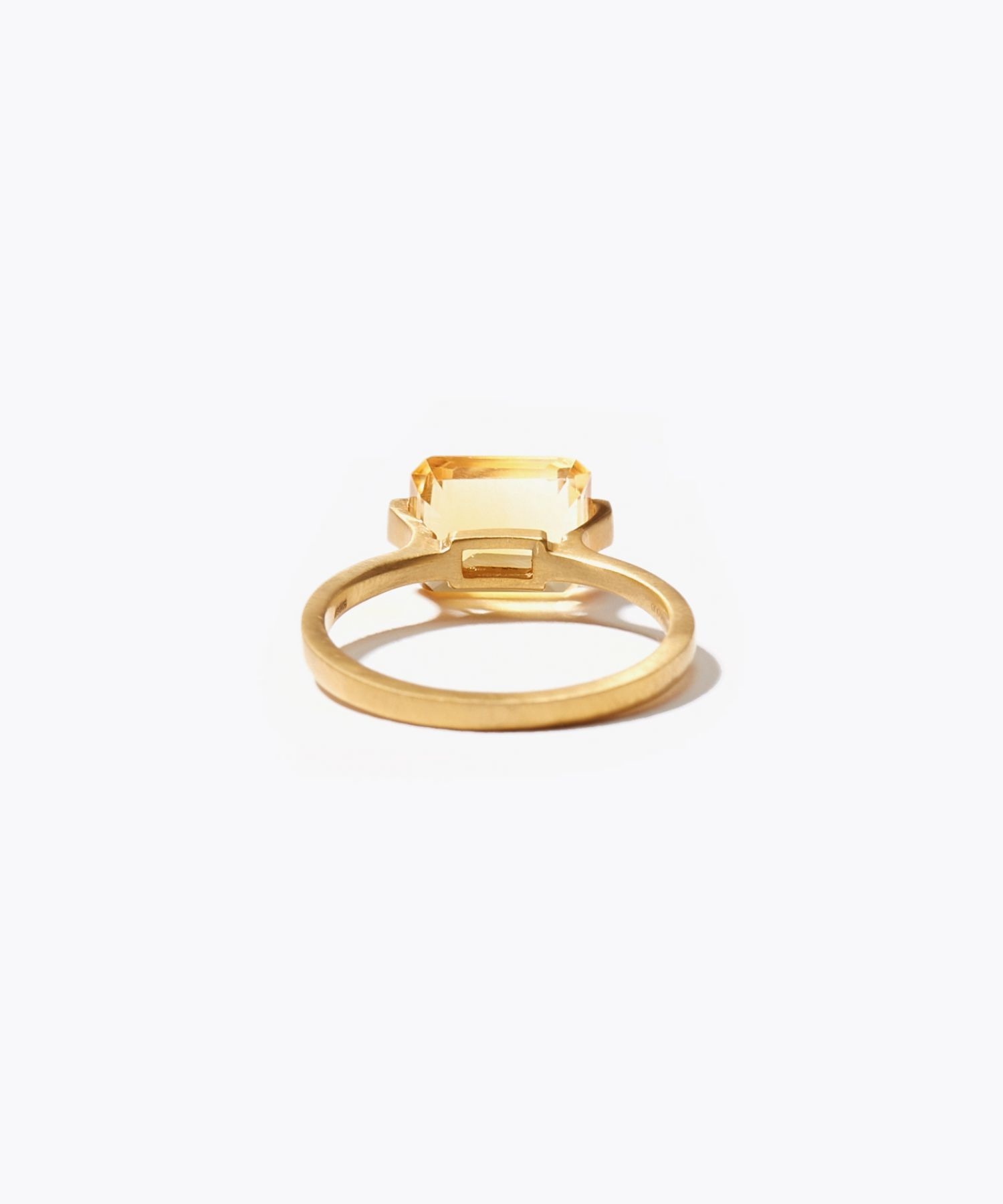 ancient] rectangle citrine ring｜ARTIDA OUD（アルティーダ ウード）