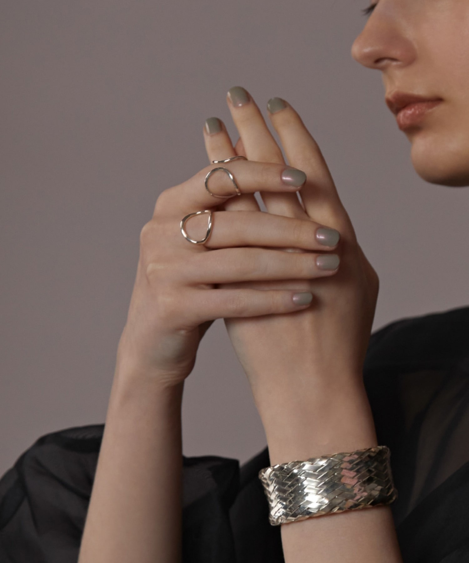 ancient] texture circle silver ring｜ARTIDA OUD（アルティーダ ウード）