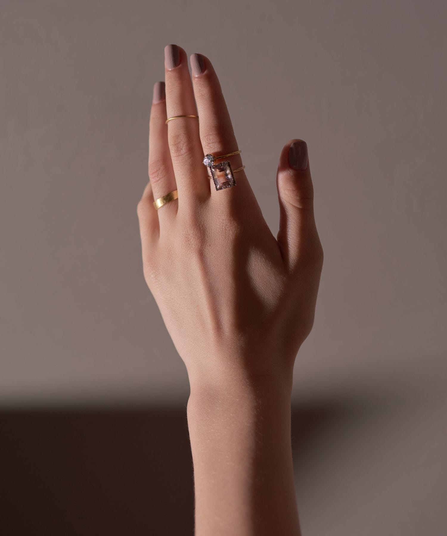 basic] K10 stucco wide ring｜ARTIDA OUD（アルティーダ ウード）